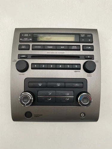 Nissan Titan HVAC Climate Control Radio CD Player (2008–2012) – HVAC Replacement Part