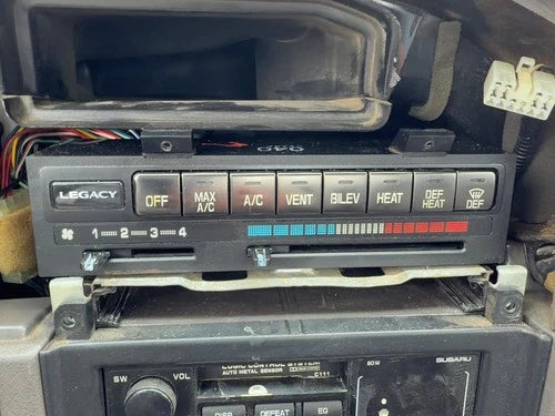 Subaru Legacy Temperature Control Module In Dash Heater A/C Head Unit (1990) – Genuine OEM