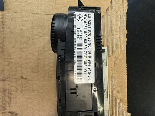 Mercedes GL450 GL550 GL320 HVAC Climate Control Switch 2518702590 (2006–2011) – Genuine OEM