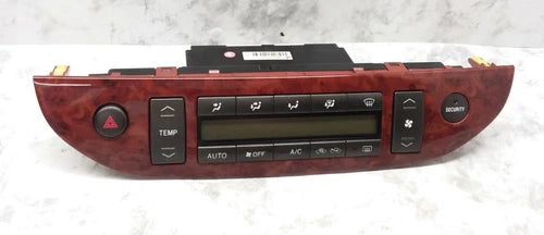 Toyota Camry Digital Climate Control Panel Woodgrain (2002–2006) – Genuine OEM