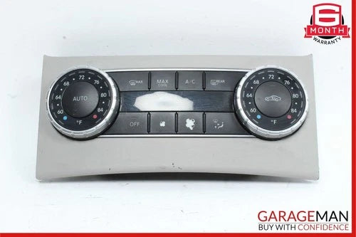 Mercedes W204 C250 C300 HVAC Climate Control Switch Assembly Grey (2012–2014) – HVAC Replacement Part