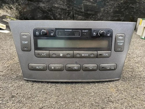 Lexus ES330 Sedan HVAC Climate Control Panel (2004–2006) – Genuine OEM