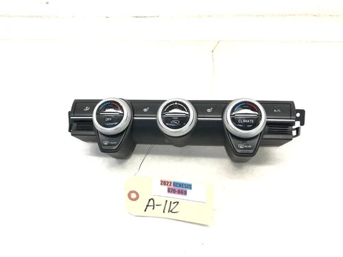 Genesis G70 HVAC Climate Control Panel Buttons Assembly (2021–2023) – Genuine OEM