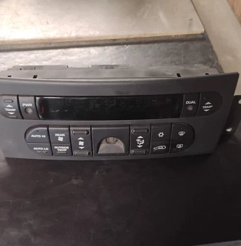 Chrysler Pacifica HVAC Climate Control from 12/16/03. (2004–2006) – HVAC Replacement Part