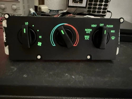 Mustang Heat A/C Control Climate Panel Switches Heater Temperature HVAC (1990–1993) – Genuine OEM