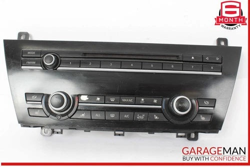 BMW 640i 650i A/C Air Conditioning Climate Control Radio Switch Panel (2012–2018) – HVAC Replacement Part