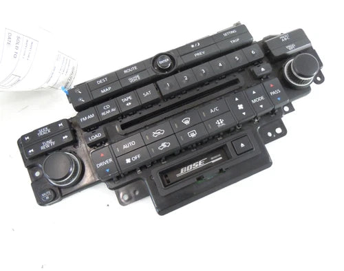 Infiniti FX45 A/C Heat Climate Temperature Radio Control Panel (2004–2005) – Genuine OEM