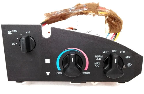 Ford Van Econoline E150 E250 E350 Heater Climate Control Switch S27 (1997–2004) – HVAC Replacement Part