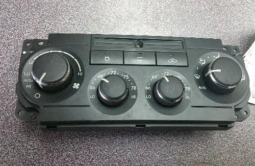 Dodge Charger A/C Heater Control Climate Control Fahrenheit (2006–2007) – HVAC Replacement Part