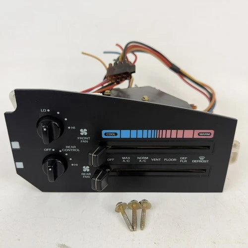92- 1996 Ford E150 E250 E350 Econoline Van Climate Control Heater Module HVAC A/C – HVAC Replacement Part
