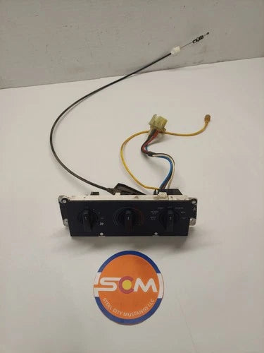 1990-93 Mustang Heat A/C Control Climate Switches Heater Temperature Panel – Genuine OEM