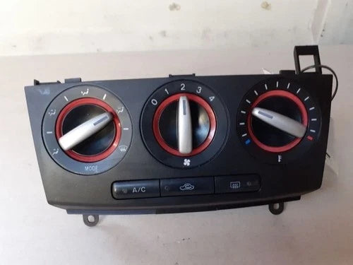 Mazda 3 A/C Heater Manual Temperature Control Panel Black (2007–2008) – Genuine OEM