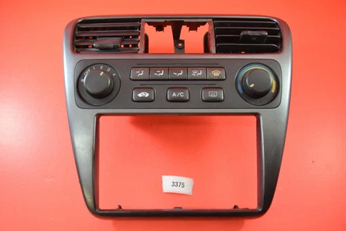 T#2 01-02 Honda Accord Heater Climate Control Center Dash Bezel Trim Grey – HVAC Replacement Part