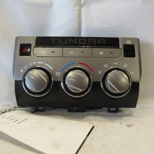 Toyota Tundra HVAC Climate Control Unit (2017–2021) – Genuine OEM | Ref SKU-12370