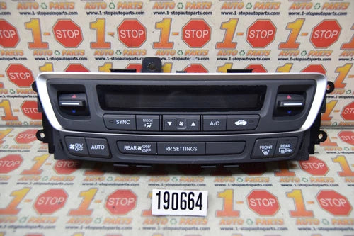 Honda PASSPORT HVAC Climate Control 79600-TGS-A71 (2019–2022) – Genuine OEM