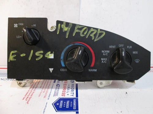 E150 Cargo Manual Climate Heater Control Temperature Speed Defroster A/C (2014) – HVAC Replacement Part | Ref SKU-10436
