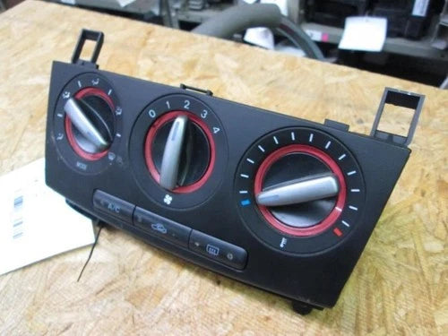 Mazda 3 A/C Heater Climate Temperature Manual Control Black Panel (2007–2008) – Genuine OEM