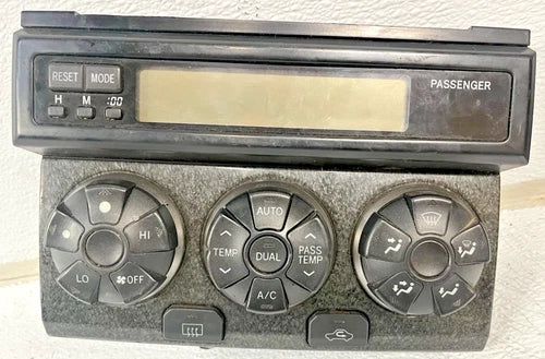 Toyota 4Runner Limited Dual Zone HVAC A/C climate control panel A/C (2003–2004) – Genuine OEM