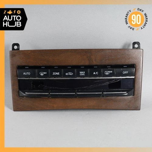 Mercedes W212 E250 E550 HVAC Climate Control Switch Wood (2014–2017) – Genuine OEM