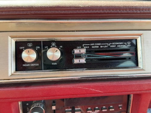 Olds 88 Temperature Control Module In Dash Heater A/C Head Unit (1986) – Genuine OEM