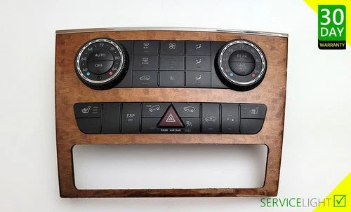 Mercedes X164 GL450 HVAC Climate Control Switch Trim Panel (2007–2012) – Genuine OEM