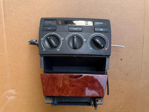 Toyota Corolla HVAC Climate Control Woodgrain (2003–2008) – Genuine OEM