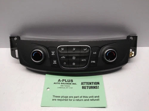 Chevrolet traverse HVAC Control Component (2022) – Genuine OEM