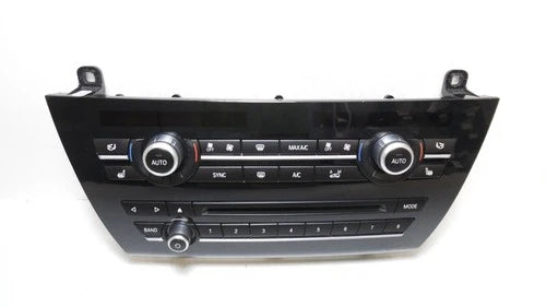 BMW X5 Auto Dual Climate A/C Heater Temperature Radio Control (2014–2018) – Genuine OEM