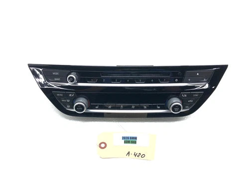 BMW X3 X4 X3M X4M Radio Climate A/C Heater Control Switch Panel (2020–2021) – Genuine OEM | Ref SKU-14281