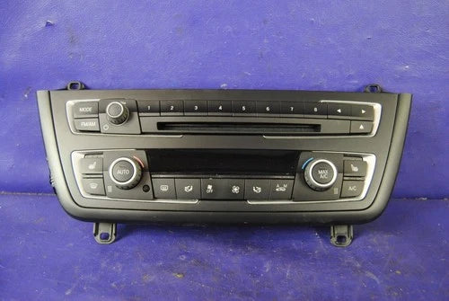 BMW 328i GT Radio Audio Climate HVAC Climate Control Panel (2015–2021) – Genuine OEM