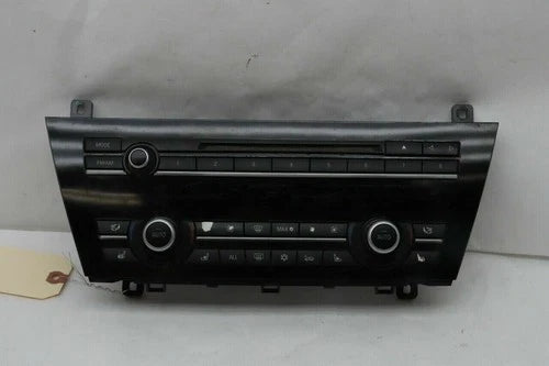 BMW 650i F12 Audio Climate Control Panel (2012) – Genuine OEM