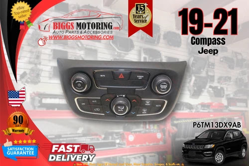 Jeep Compass HVAC Climate Control P6TM13DX9AB (2019–2021) – HVAC Replacement Part
