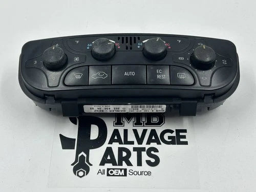Mercedes W203 C230 A/C Climate Control Unit 2038300685 (2001–2004) – Genuine OEM
