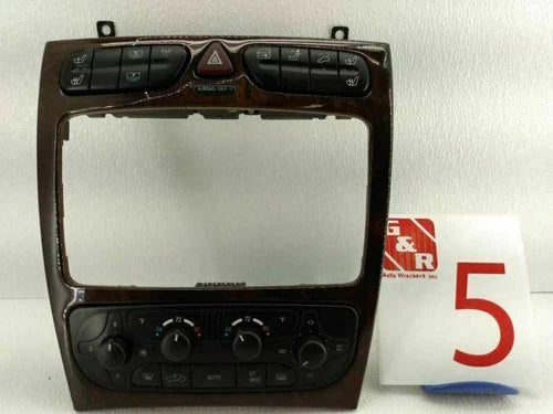 Mercedes C240 Dash Bezel W/ all SWITCHES & Temperature control (2001–2005) – Genuine OEM