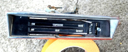 Ford F100 F250 Heater Climate Control Temperature Included 3 Knobs (1968–1972) – Genuine OEM