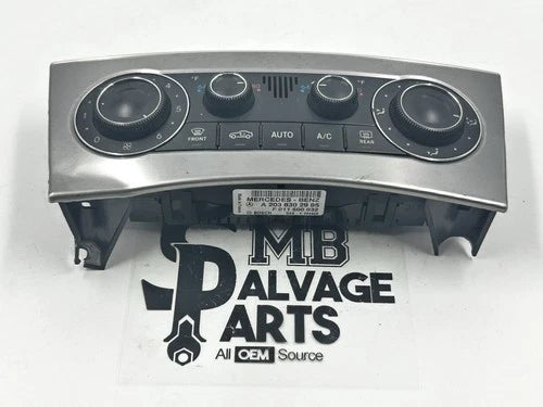 Mercedes W203 C230 C350 HVAC Climate Control Switch 2038302985 (2005–2007) – Genuine OEM