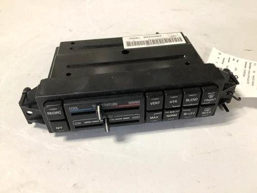 Buick LeSabre HVAC Climate Control manual (2000–2005) – Genuine OEM