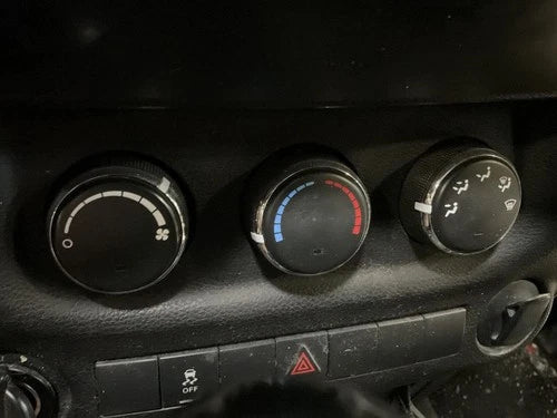 Jeep Wrangler NO A/C Climate Temperature HVAC Controls Used (2011–2013) – Genuine OEM