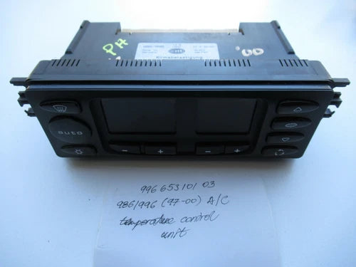 Porsche 986/996 A/C Temperature Control Unit date stamped '00 99665310103 – HVAC Replacement Part