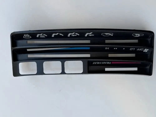 Toyota Previa Temperature Control Background Layout ￼ (1994–1997) – HVAC Replacement Part