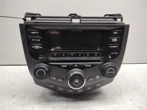 Honda Accord Radio AM FM Climate Control Temperature Panel (2003–2007) – Genuine OEM