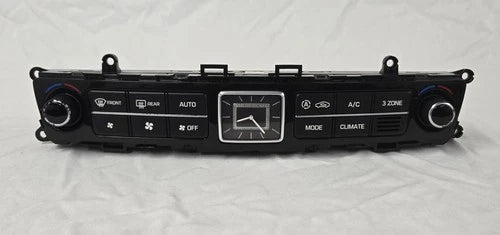 Hyundai Equus Ultimate Front Dash Climate Control w/Clock (2014–2016) – Genuine OEM