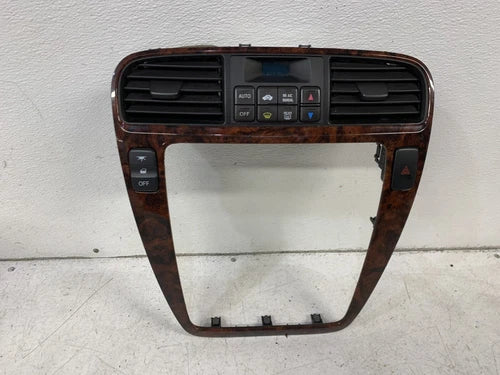 Acura MDX heater A/C HVAC control panel w radio trim bezel A/C heat (2001–2006) – Genuine OEM