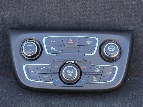 Jeep Compass HVAC Climate Controls Center Stack (2017–2018) – Genuine OEM