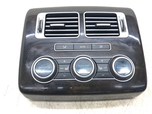 Range Rover HVAC A/C Temperature Control Panel W/ Wood Grain Vents (2014–2015) – Genuine OEM