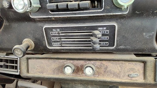 Ford Courier Temperature Control Module In Dash Heater A/C Head Unit (1977–1982) – Genuine OEM