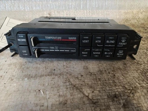 Buick LeSabre Manual HVAC Climate Control Opt (2000–2005) – Genuine OEM