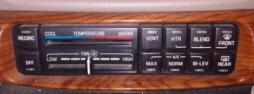 Buick LeSabre A/C HVAC Heater Climate Manual Temperature Control (2000–2005) – Genuine OEM | Ref SKU-3799