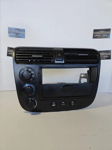 2004-05 Honda Civic HVAC Climate Control Panel C/Black – Genuine OEM