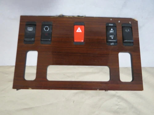 Mercedes 126 S-class Climate Control Dash Wooden Bezel (1986–1991) – Genuine OEM